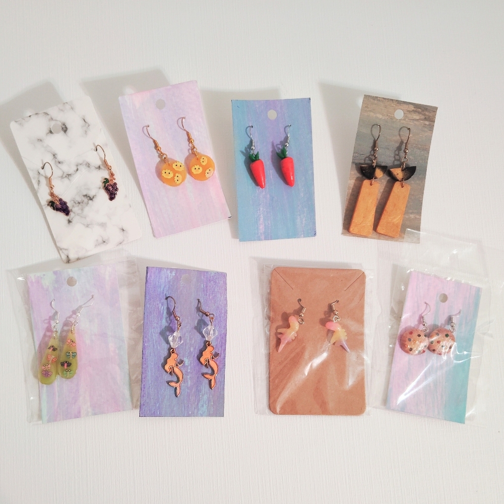 Colorful Handmade Earrings Set